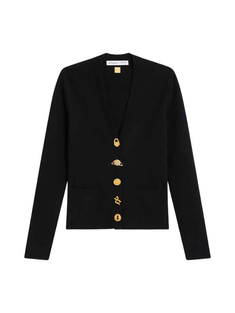 Schiaparelli Anatomy Wool Cardigan Knitwear in Schiaparelli Authentic Luxury Fashion at Luxury Shoes 