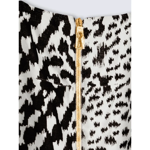Schiaparelli Animal Print Midi Dress Dresses in Schiaparelli Authentic Luxury Fashion at Luxury Shoes 