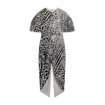 Schiaparelli Animal Print Midi Dress Dresses in Schiaparelli Authentic Luxury Fashion at Luxury Shoes 