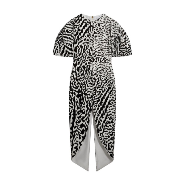 Schiaparelli Animal Print Midi Dress Dresses in Schiaparelli Authentic Luxury Fashion at Luxury Shoes 