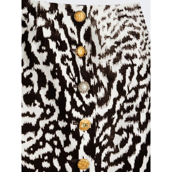 Schiaparelli Animal Print Pencil Skirt Skirts in Schiaparelli Authentic Luxury Fashion at Luxury Shoes 