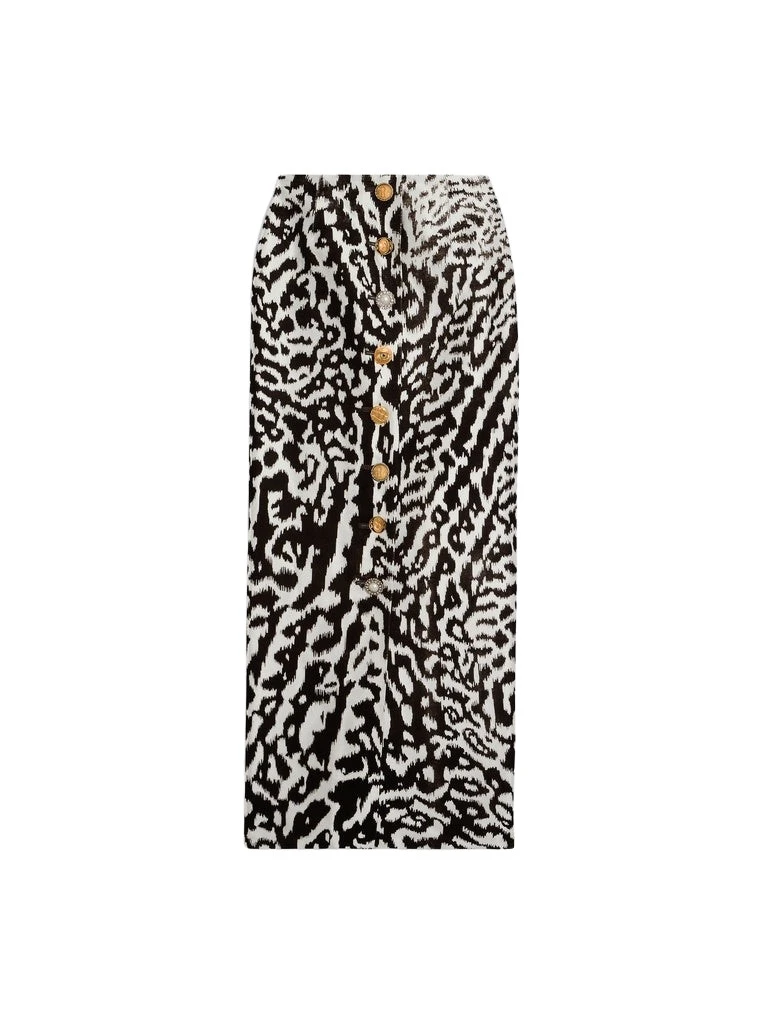 Schiaparelli-Animal-Print-Pencil-Skirt67143_nobg Schiaparelli Animal Print Pencil Skirt Skirts in Schiaparelli Authentic Luxury Fashion at Luxury Shoes