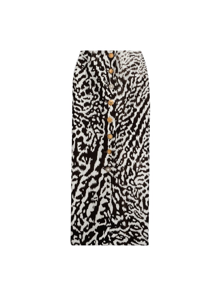 Schiaparelli Animal Print Pencil Skirt Skirts in Schiaparelli Authentic Luxury Fashion at Luxury Shoes 