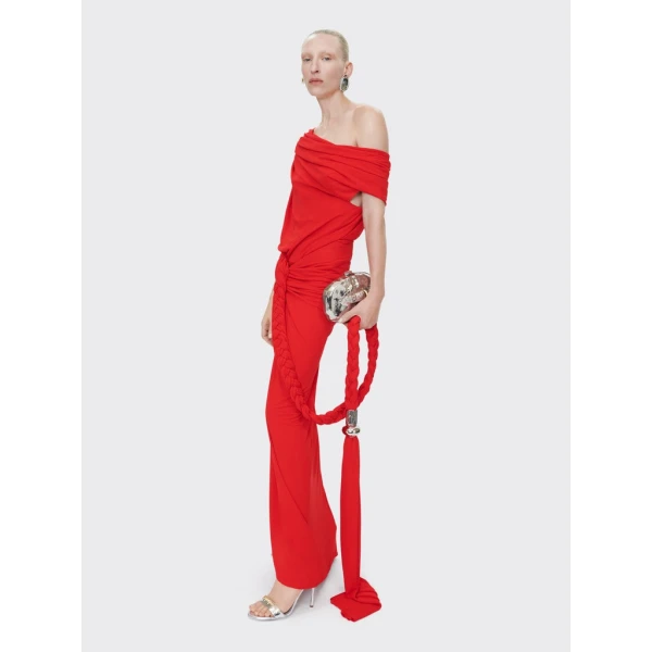 Schiaparelli Asymmetrical Draped Top Tops in Schiaparelli Authentic Luxury Fashion at Luxury Shoes 