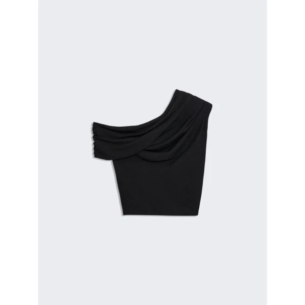 Schiaparelli Asymmetrical Draped Top Tops in Schiaparelli Authentic Luxury Fashion at Luxury Shoes 