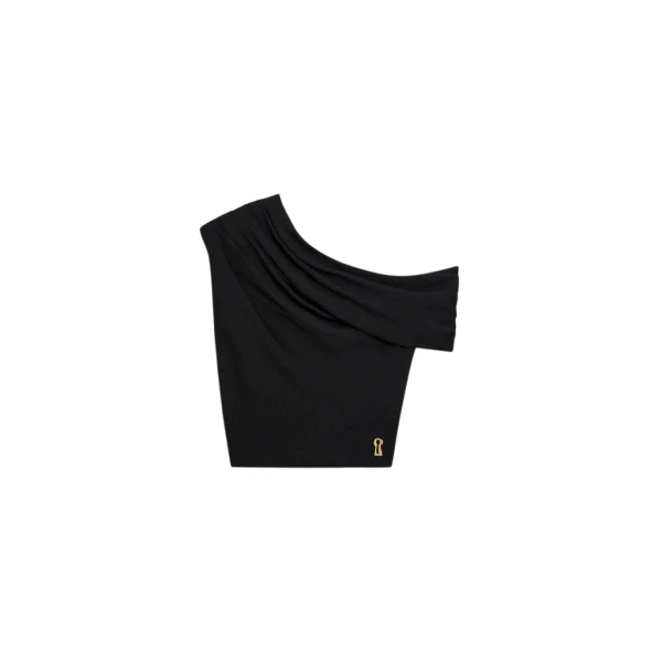 Schiaparelli Asymmetrical Draped Top Tops in Schiaparelli Authentic Luxury Fashion at Luxury Shoes 