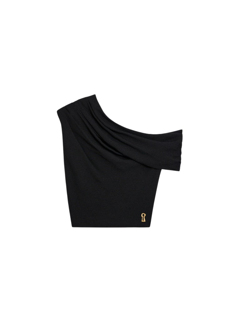 Schiaparelli Asymmetrical Draped Top Tops in Schiaparelli Authentic Luxury Fashion at Luxury Shoes 