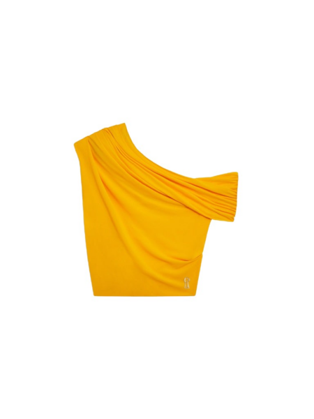 Schiaparelli Asymmetrical Draped Top Tops in Schiaparelli Authentic Luxury Fashion at Luxury Shoes 