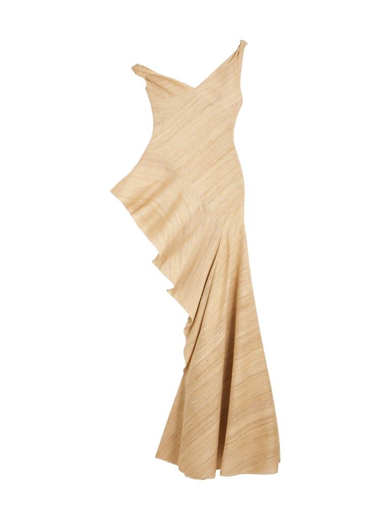 Schiaparelli Asymmetrical Ruffled Dress Dresses in Schiaparelli Authentic Luxury Fashion at Luxury Shoes 