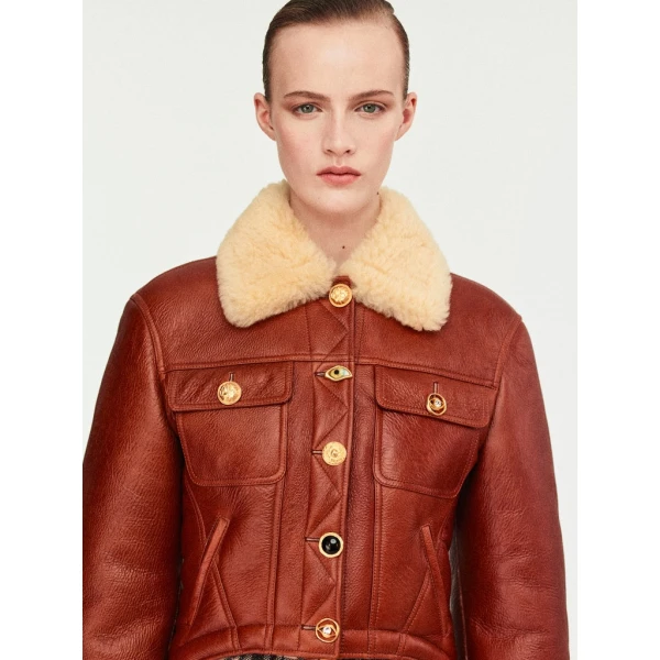 Schiaparelli Aviator Shearling Jacket Jackets in Schiaparelli Authentic Luxury Fashion at Luxury Shoes 