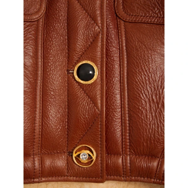 Schiaparelli Aviator Shearling Jacket Jackets in Schiaparelli Authentic Luxury Fashion at Luxury Shoes 