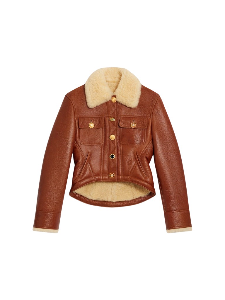 Schiaparelli Aviator Shearling Jacket Jackets in Schiaparelli Authentic Luxury Fashion at Luxury Shoes 