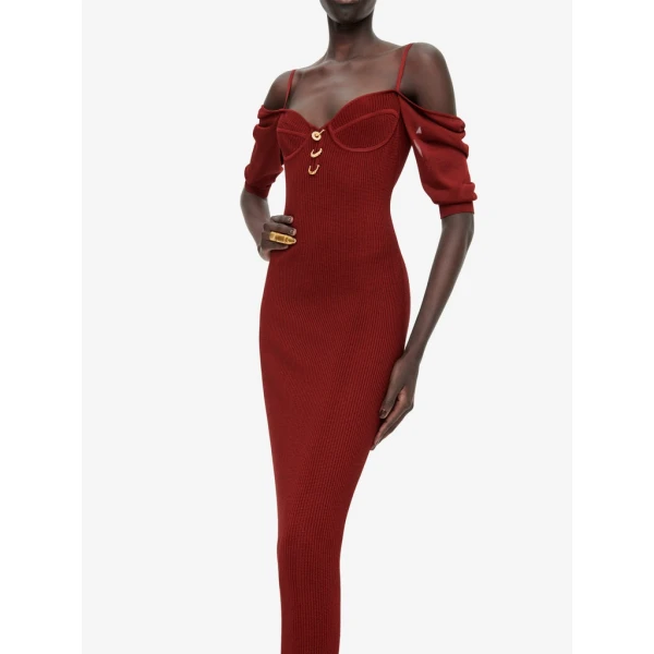 Schiaparelli Balconette Dress Dresses in Schiaparelli Authentic Luxury Fashion at Luxury Shoes 