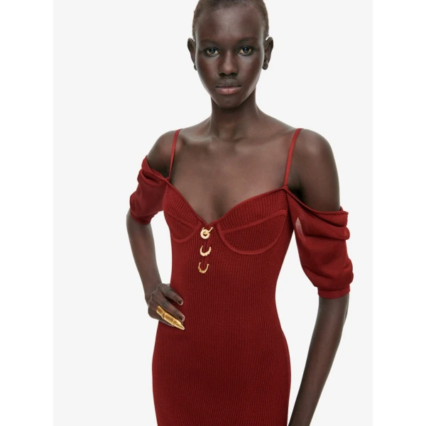Schiaparelli Balconette Dress Dresses in Schiaparelli Authentic Luxury Fashion at Luxury Shoes 