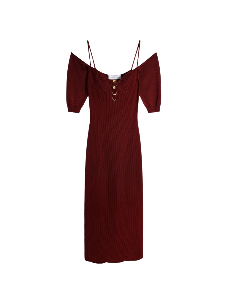 Schiaparelli Balconette Dress Dresses in Schiaparelli Authentic Luxury Fashion at Luxury Shoes 