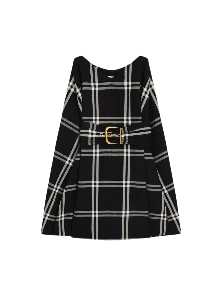 Schiaparelli-Belted-Dress50047_nobg Schiaparelli Belted Dress Dresses in Schiaparelli Authentic Luxury Fashion at Luxury Shoes
