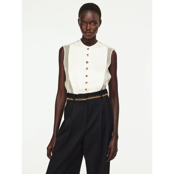 Schiaparelli Bib Top Tops in Schiaparelli Authentic Luxury Fashion at Luxury Shoes 