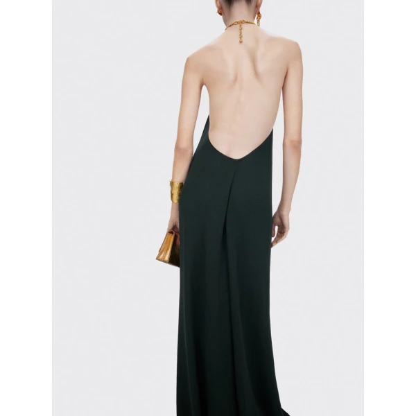 Schiaparelli Bijou Necklace Halterneck Jumpsuit Jumpsuit in Schiaparelli Authentic Luxury Fashion at Luxury Shoes 
