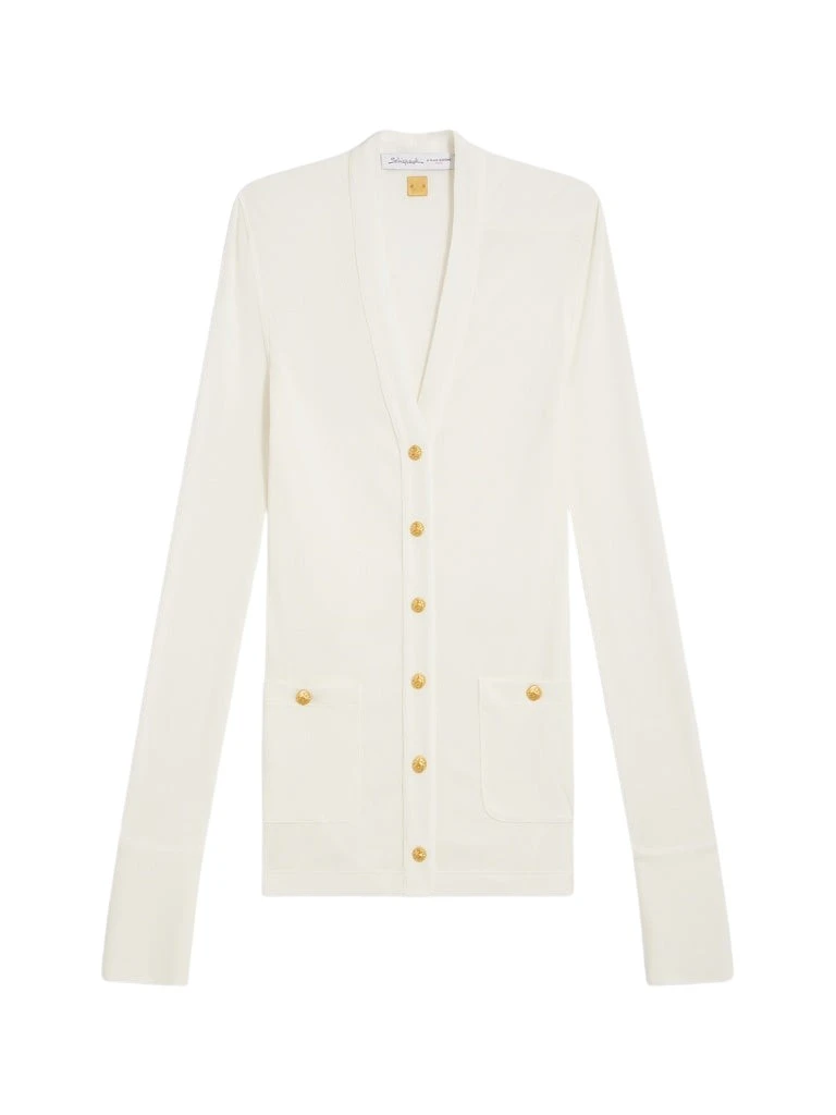 Schiaparelli-Bijoux-Buttons-Cardigan-757828_nobg Schiaparelli Bijoux Buttons Cardigan Knitwear in Schiaparelli Authentic Luxury Fashion at Luxury Shoes
