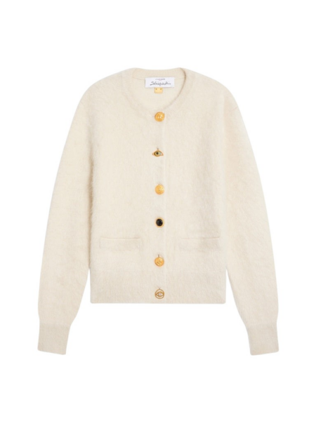 Schiaparelli Bijoux Buttons Cardigan Knitwear in Schiaparelli Authentic Luxury Fashion at Luxury Shoes 