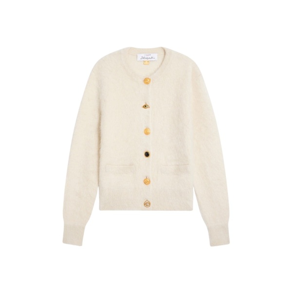 Schiaparelli Bijoux Buttons Cardigan Knitwear in Schiaparelli Authentic Luxury Fashion at Luxury Shoes 