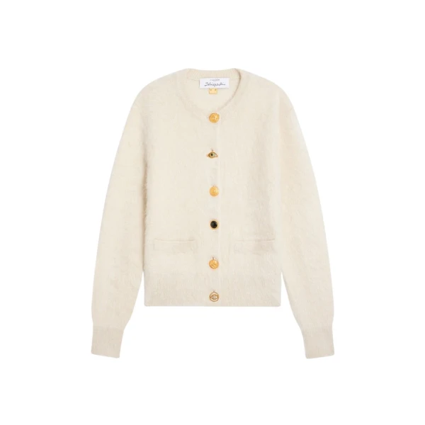 Schiaparelli Bijoux Buttons Cardigan Knitwear in Schiaparelli Authentic Luxury Fashion at Luxury Shoes 