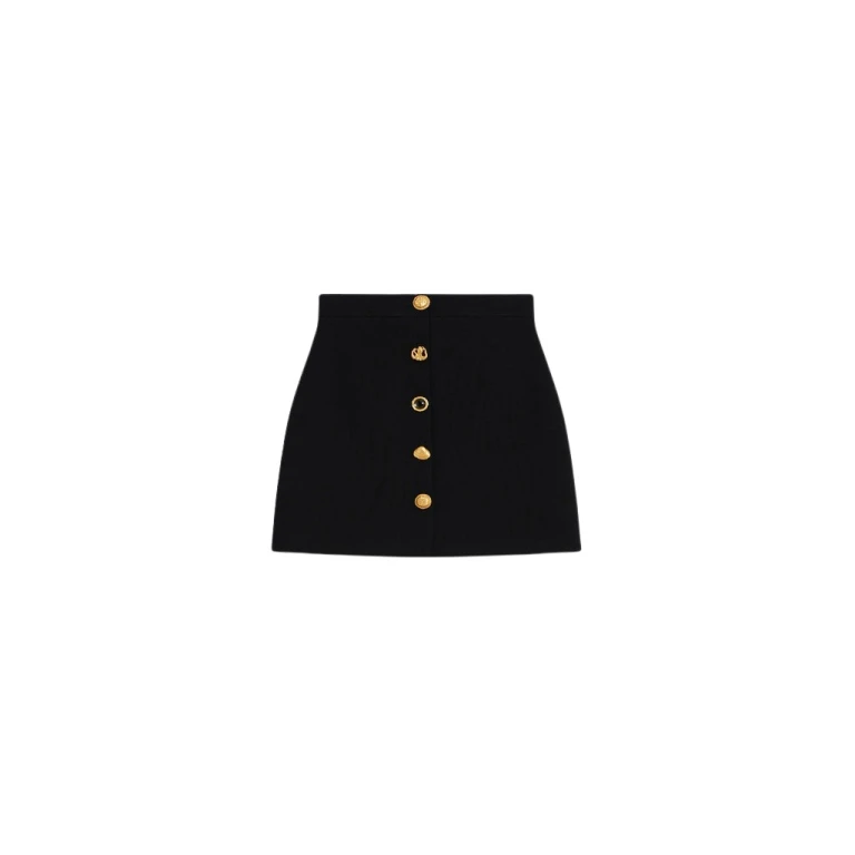 Schiaparelli Bijoux Buttons Miniskirt Skirts in Schiaparelli Authentic Luxury Fashion at Luxury Shoes 