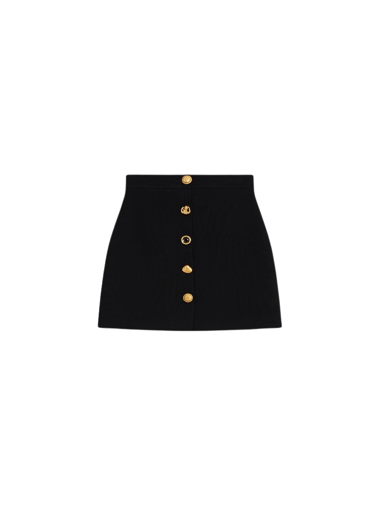 Schiaparelli Bijoux Buttons Miniskirt Skirts in Schiaparelli Authentic Luxury Fashion at Luxury Shoes 