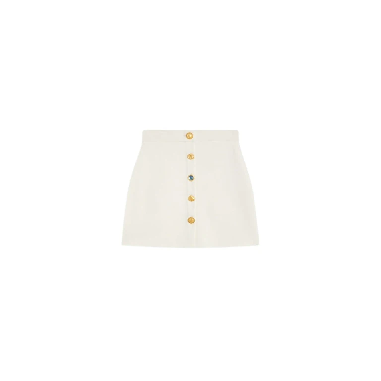 Schiaparelli Bijoux Buttons Miniskirt Skirts in Schiaparelli Authentic Luxury Fashion at Luxury Shoes 