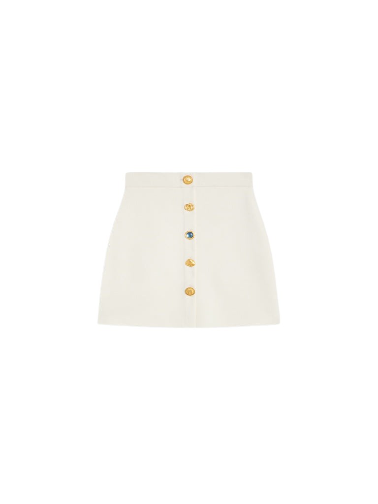Schiaparelli Bijoux Buttons Miniskirt Skirts in Schiaparelli Authentic Luxury Fashion at Luxury Shoes 