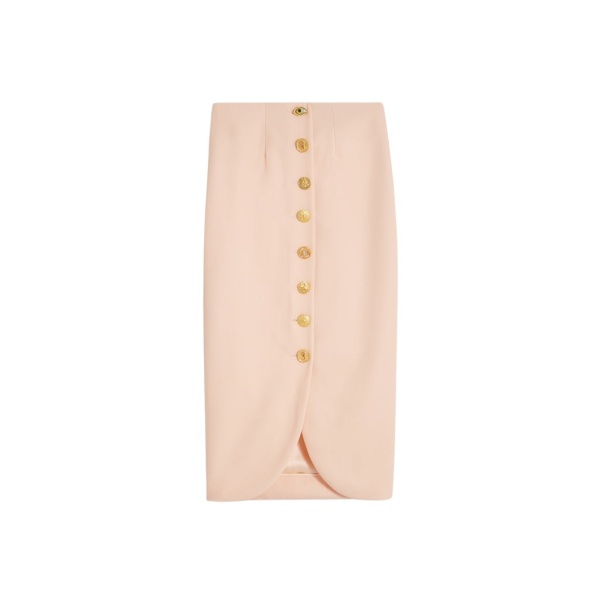 Schiaparelli Bijoux Buttons Pencil Skirt Skirts in Schiaparelli Authentic Luxury Fashion at Luxury Shoes 