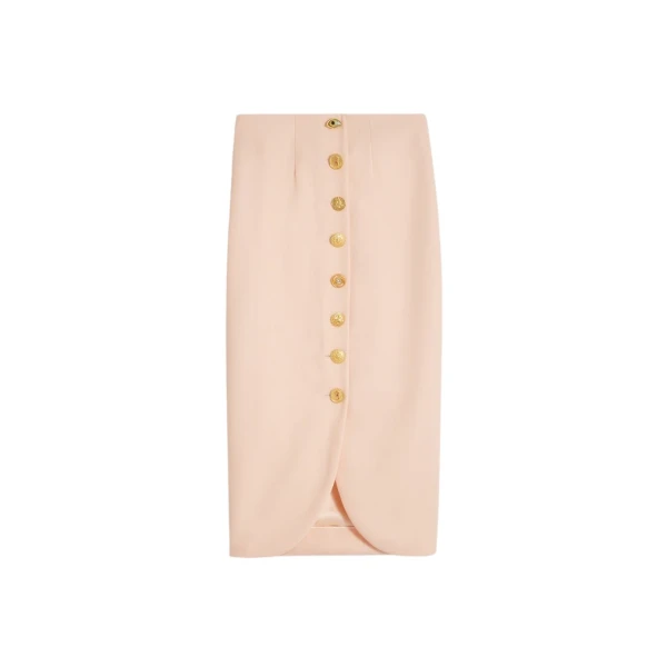 Schiaparelli Bijoux Buttons Pencil Skirt Skirts in Schiaparelli Authentic Luxury Fashion at Luxury Shoes 
