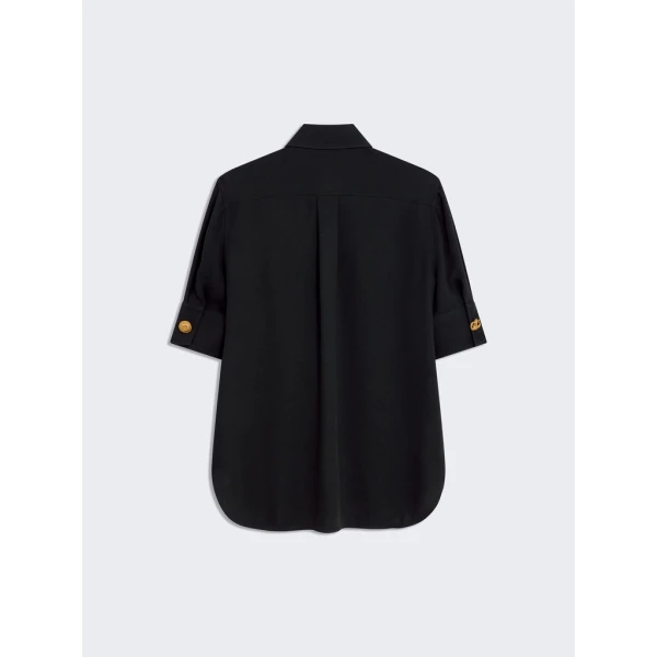Schiaparelli Bijoux Buttons Short-Sleeved Shirt Tops in Schiaparelli Authentic Luxury Fashion at Luxury Shoes 