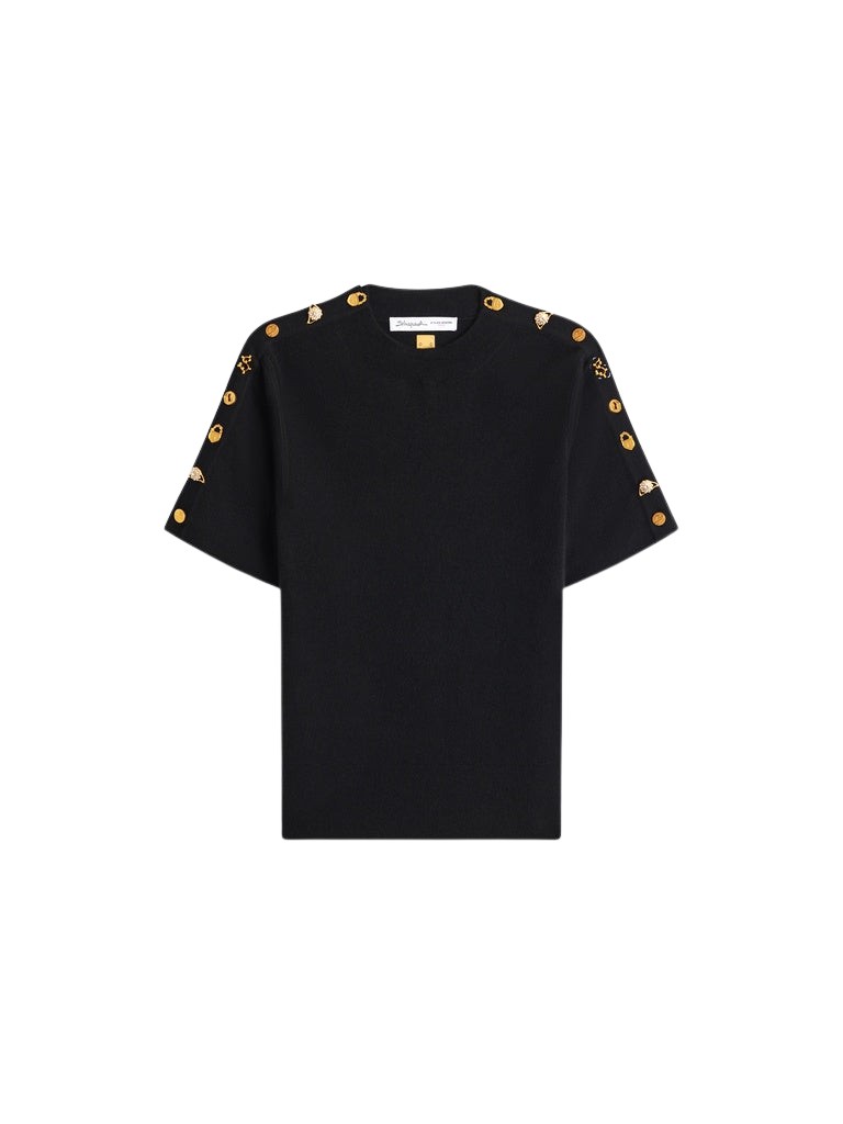 Schiaparelli Bijoux Buttons Sweater Knitwear in Schiaparelli Authentic Luxury Fashion at Luxury Shoes 