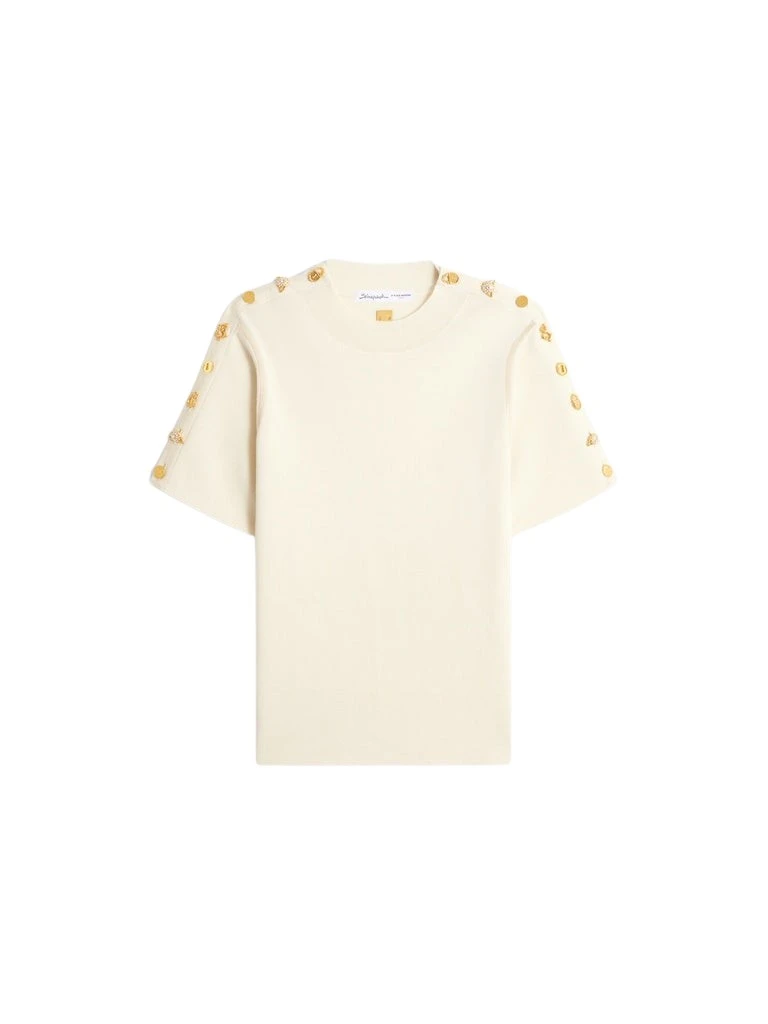 Schiaparelli-Bijoux-Buttons-Sweater51744_nobg Schiaparelli Bijoux Buttons Sweater Knitwear in Schiaparelli Authentic Luxury Fashion at Luxury Shoes