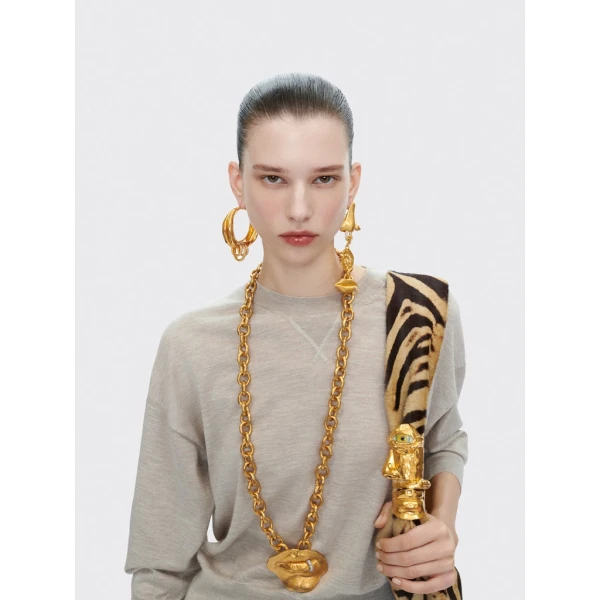 Schiaparelli Bijoux Buttons Sweatshirt Knitwear in Schiaparelli Authentic Luxury Fashion at Luxury Shoes 