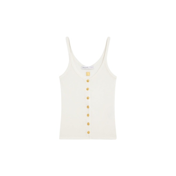 Schiaparelli Bijoux Buttons Tank Top Tops in Schiaparelli Authentic Luxury Fashion at Luxury Shoes 