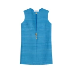 Schiaparelli Blue Tussah Sleeveless Dress Dresses in Schiaparelli Authentic Luxury Fashion at Luxury Shoes 