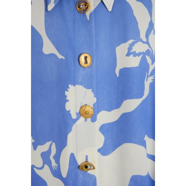Schiaparelli Bodies Shirt Dress Dresses in Schiaparelli Authentic Luxury Fashion at Luxury Shoes 