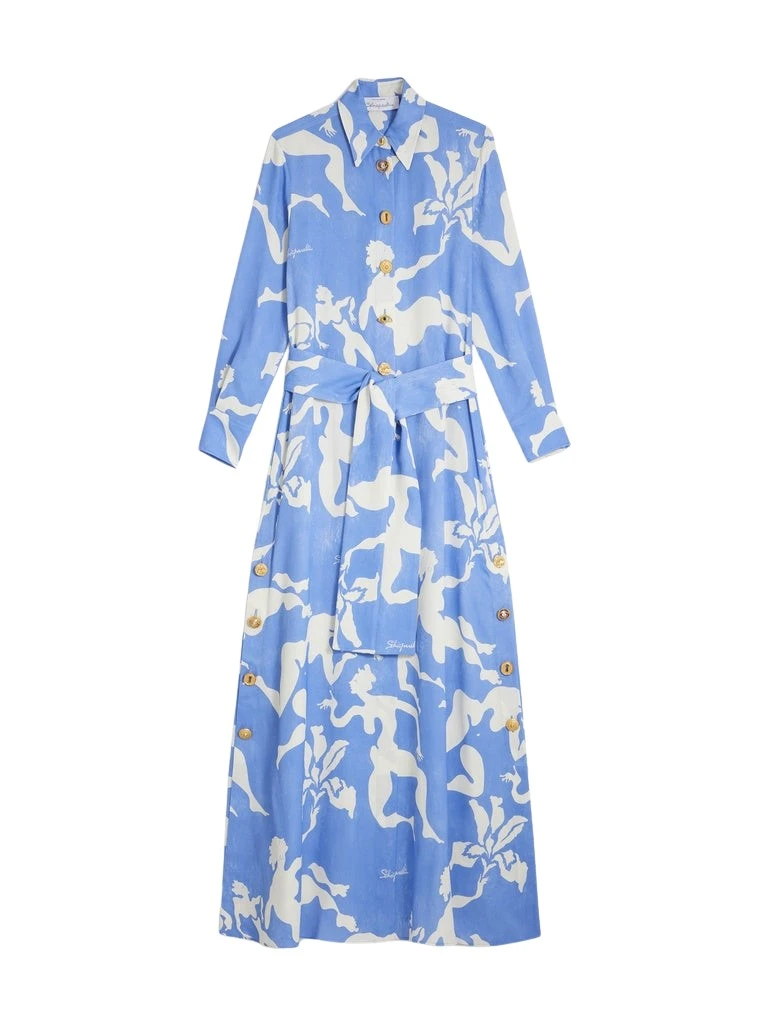 Schiaparelli-Bodies-Shirt-Dress96642_nobg Schiaparelli Bodies Shirt Dress Dresses in Schiaparelli Authentic Luxury Fashion at Luxury Shoes
