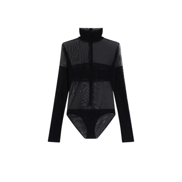 Schiaparelli Body Double Mesh Bodysuit in Schiaparelli Authentic Luxury Fashion at Luxury Shoes 