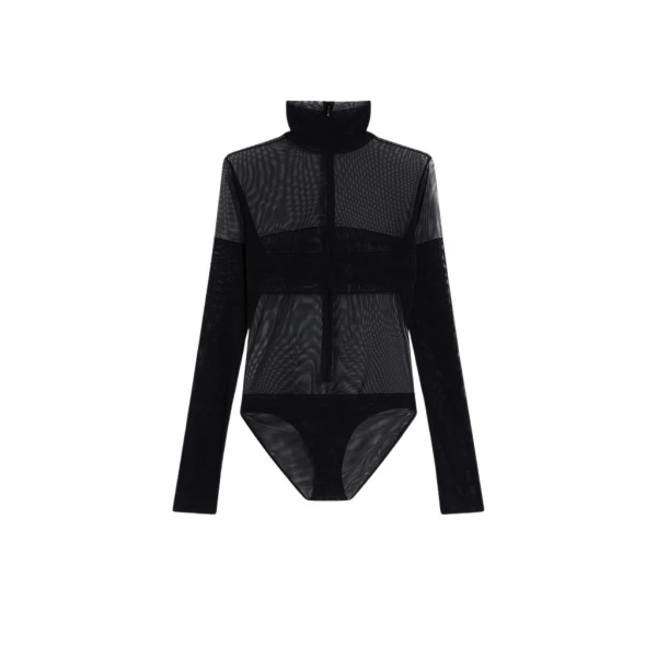 Schiaparelli Body Double Mesh Bodysuit in Schiaparelli Authentic Luxury Fashion at Luxury Shoes 