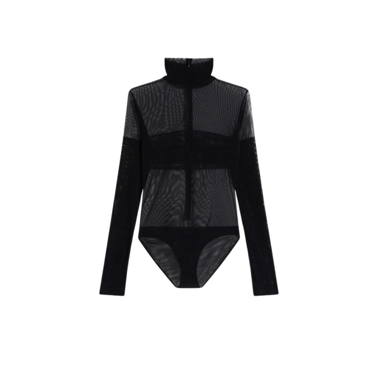 Schiaparelli Body Double Mesh Bodysuit in Schiaparelli Authentic Luxury Fashion at Luxury Shoes 
