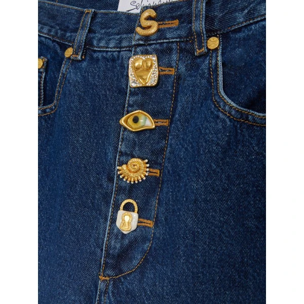 Schiaparelli Bootcut Jeans Pants in Schiaparelli Authentic Luxury Fashion at Luxury Shoes 