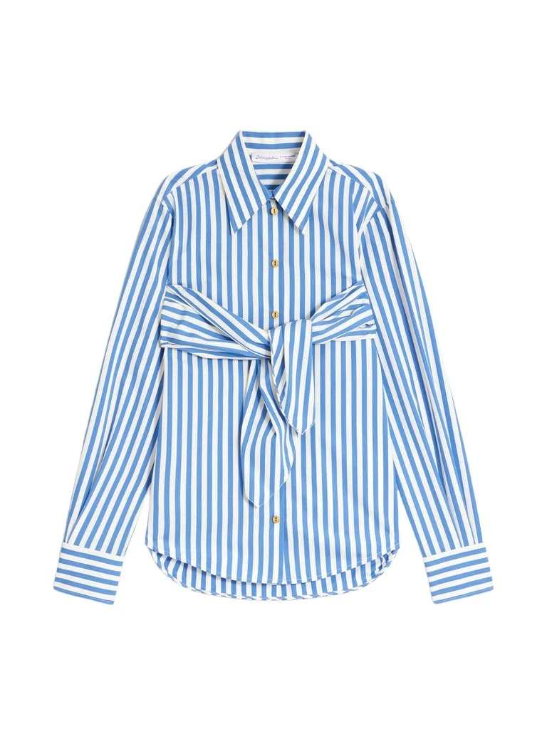 Schiaparelli-Bra-Striped-Shirt91177_nobg Schiaparelli Bra Striped Shirt Tops in Schiaparelli Authentic Luxury Fashion at Luxury Shoes