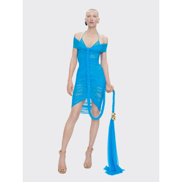 Schiaparelli Braided Ballerina Neckline Dress Dresses in Schiaparelli Authentic Luxury Fashion at Luxury Shoes 