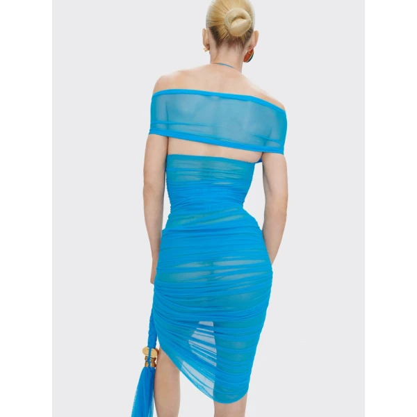 Schiaparelli Braided Ballerina Neckline Dress Dresses in Schiaparelli Authentic Luxury Fashion at Luxury Shoes 
