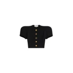Schiaparelli Broad Shoulder Cardigan Knitwear in Schiaparelli Authentic Luxury Fashion at Luxury Shoes 