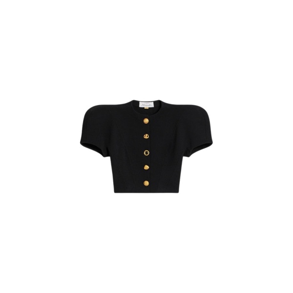 Schiaparelli Broad Shoulder Cardigan Knitwear in Schiaparelli Authentic Luxury Fashion at Luxury Shoes 
