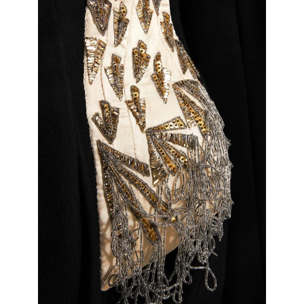 Schiaparelli Broad Shoulders Corset Embroidered Jacket Jackets in Schiaparelli Authentic Luxury Fashion at Luxury Shoes 